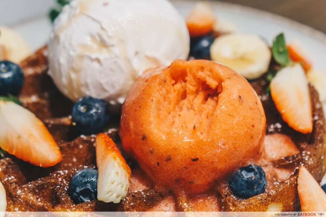 Burnt Cones Review New Clementi Cafe Open Till 12am For Waffles And