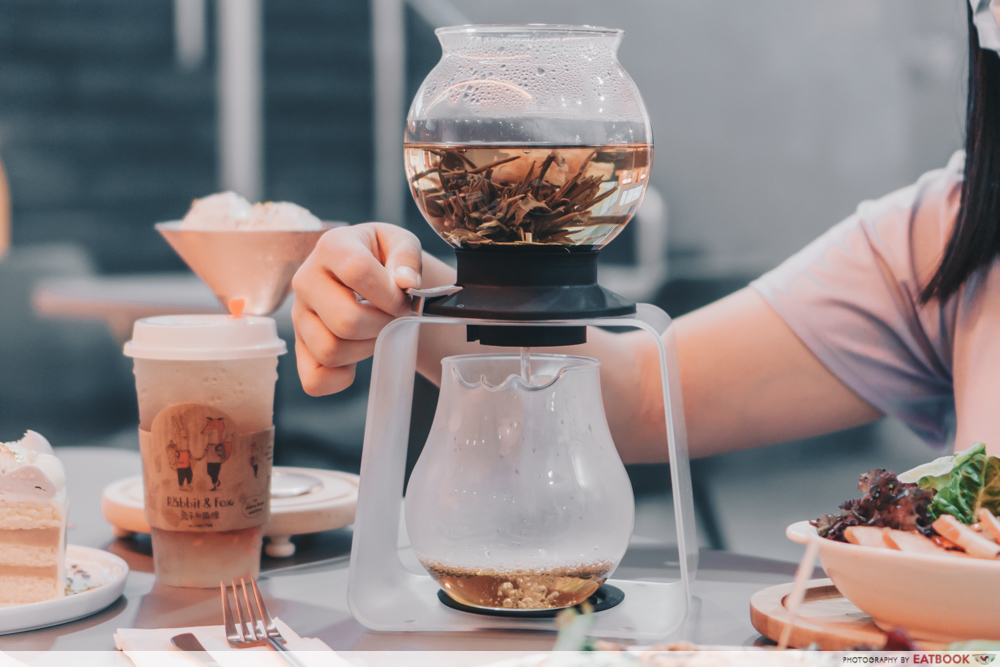 rabbit and fox flower tea machine