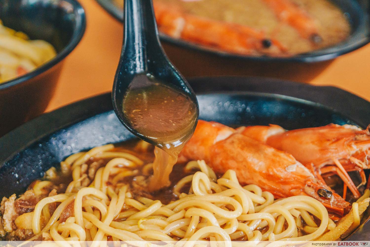 HeyMe - prawn noodle soup shot