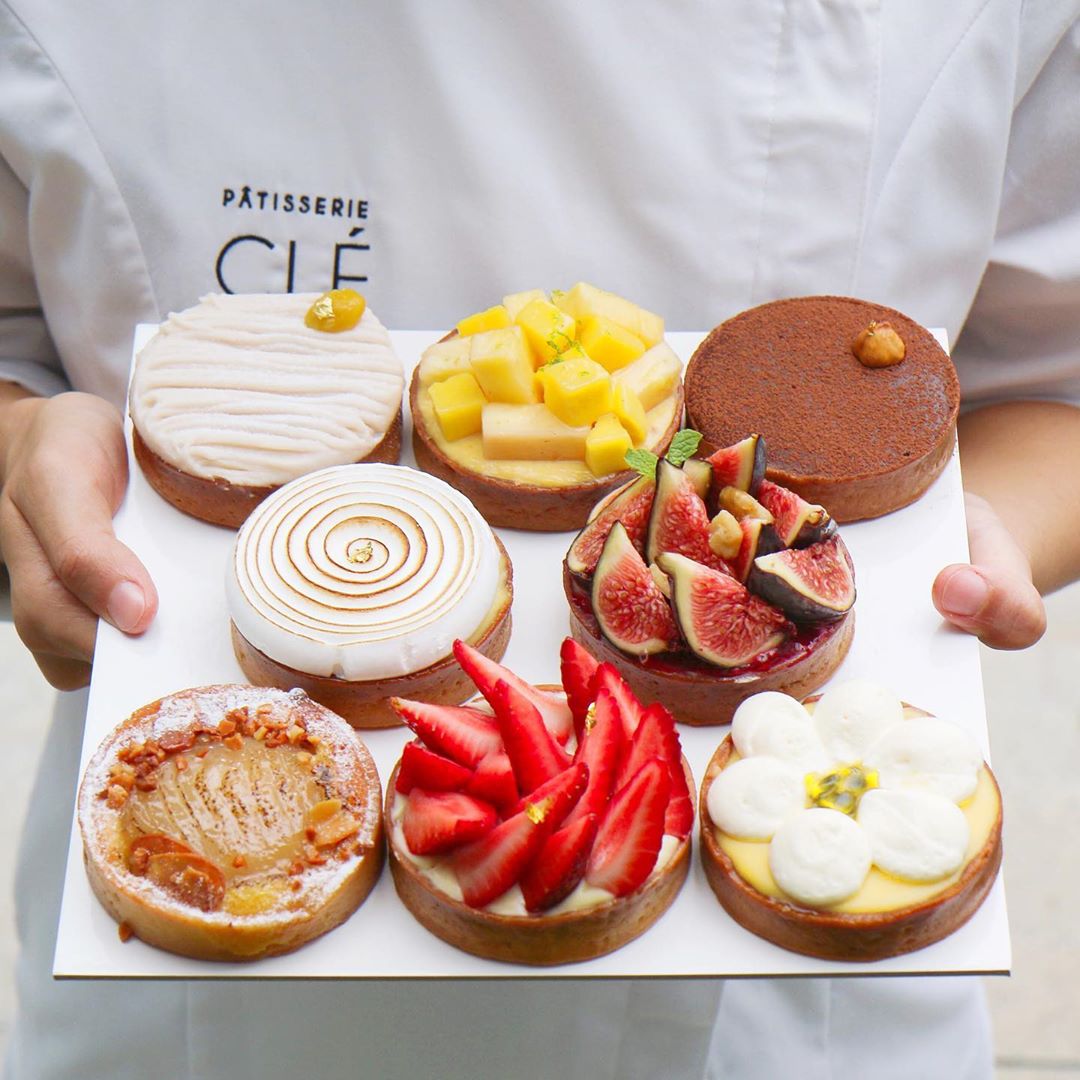 Patisserie Cle - tart selection