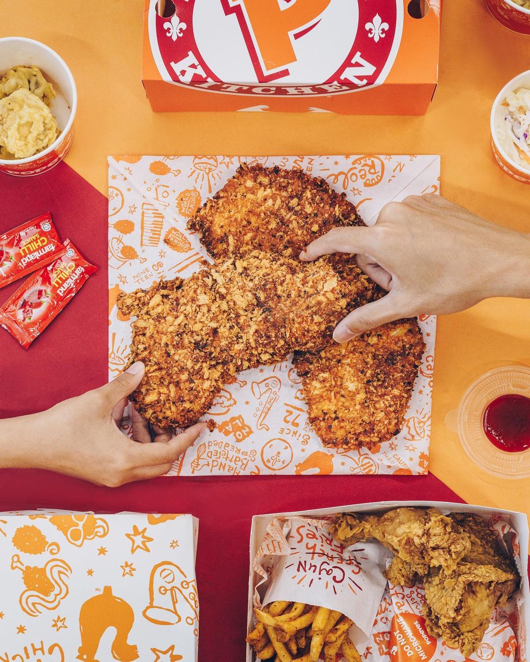 Popeyes Spicy XL Crispy Chicken Cutlet