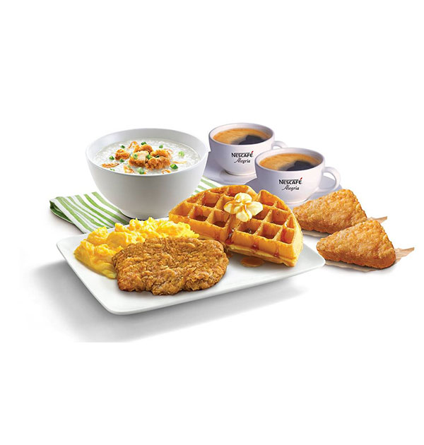 kfc breakfast waffles buddy meal