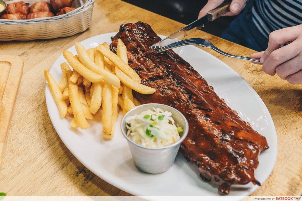 morganfields baby back ribs