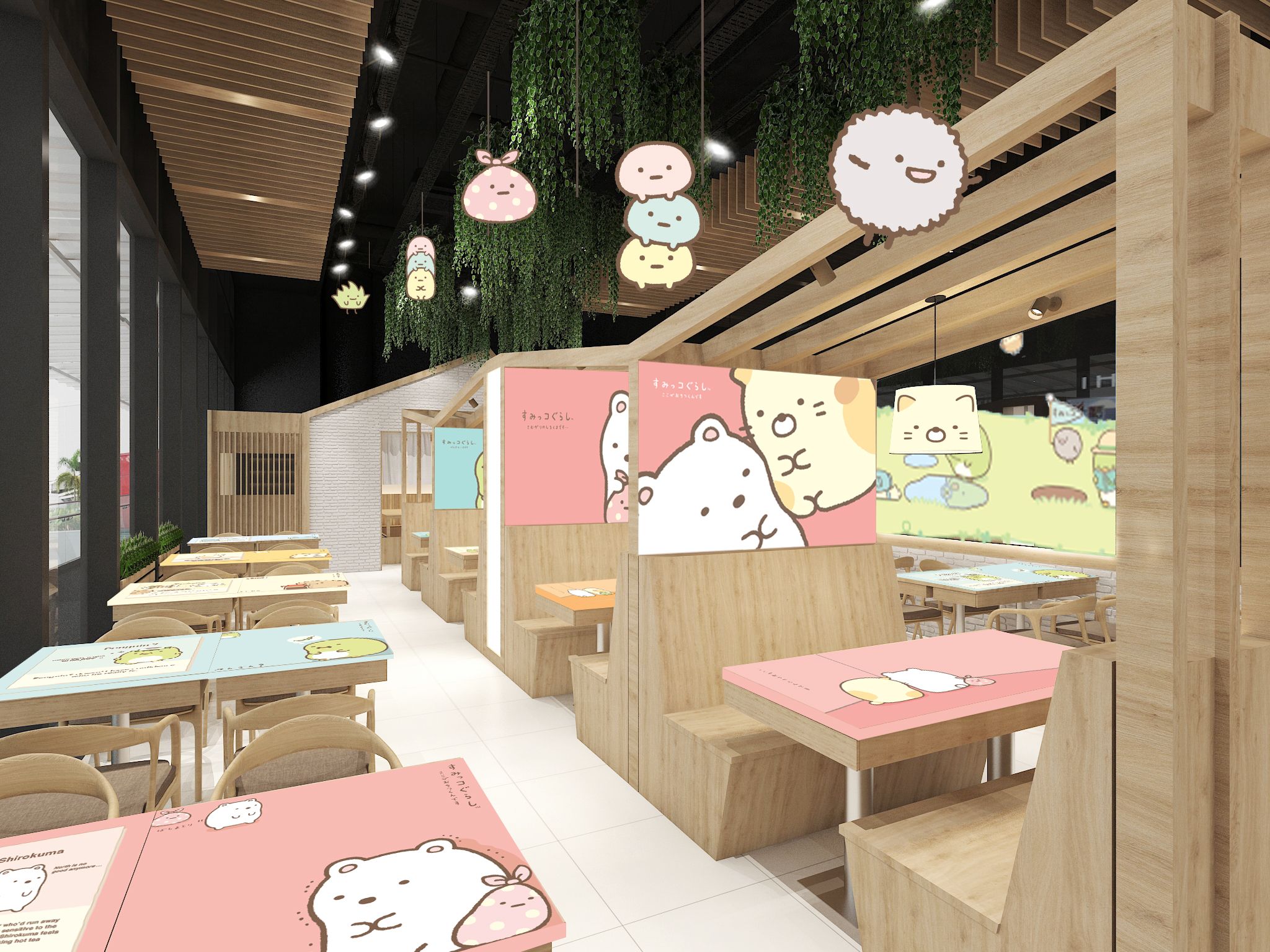 sumikkogurashi cafe kumoya ambience 