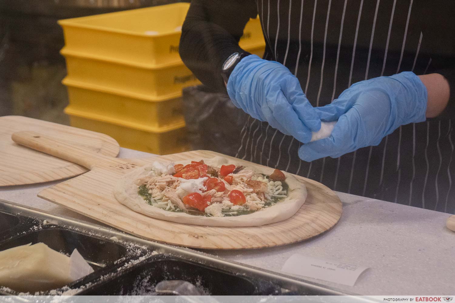 800° Woodfired kitchen - preparation shot