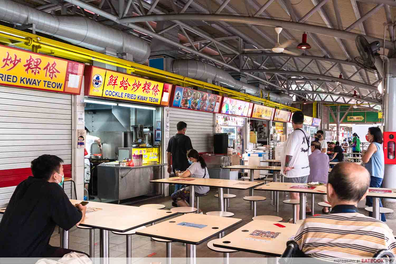 Cockles Fried Kway Teow - ambience shot