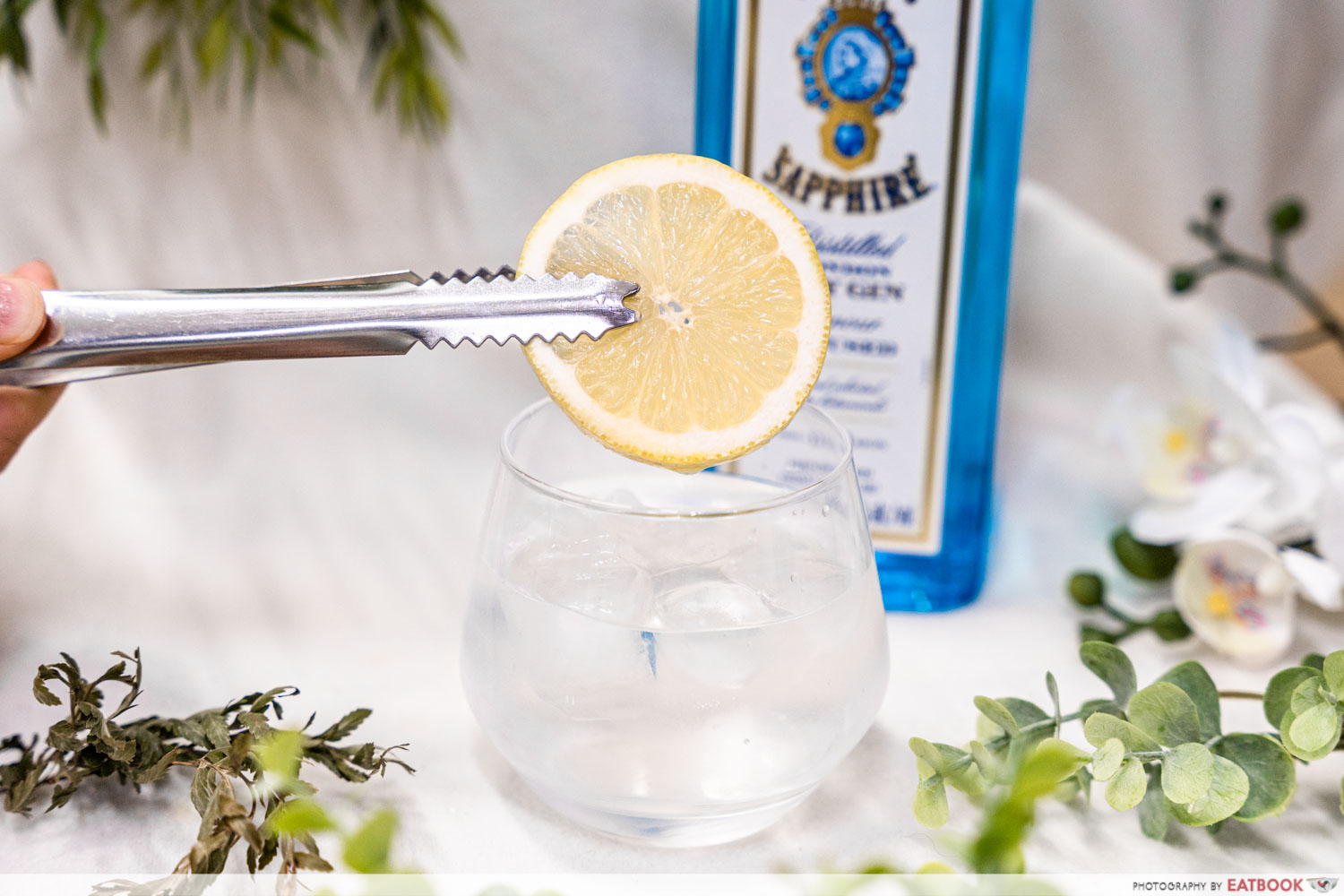 bombay sapphire g&t