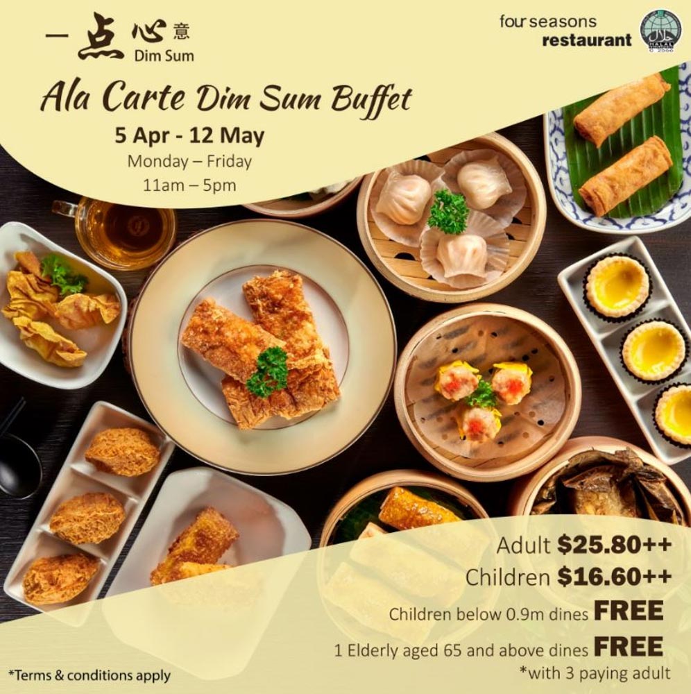 Four seasons Restaurant - Dim sum promo