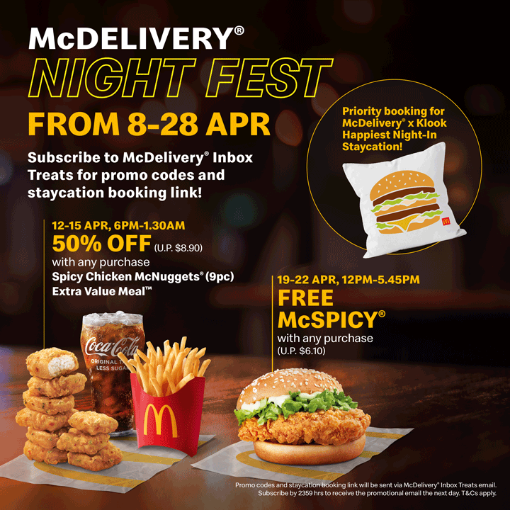 MCDELIVERY NIGHT FEST DEALS