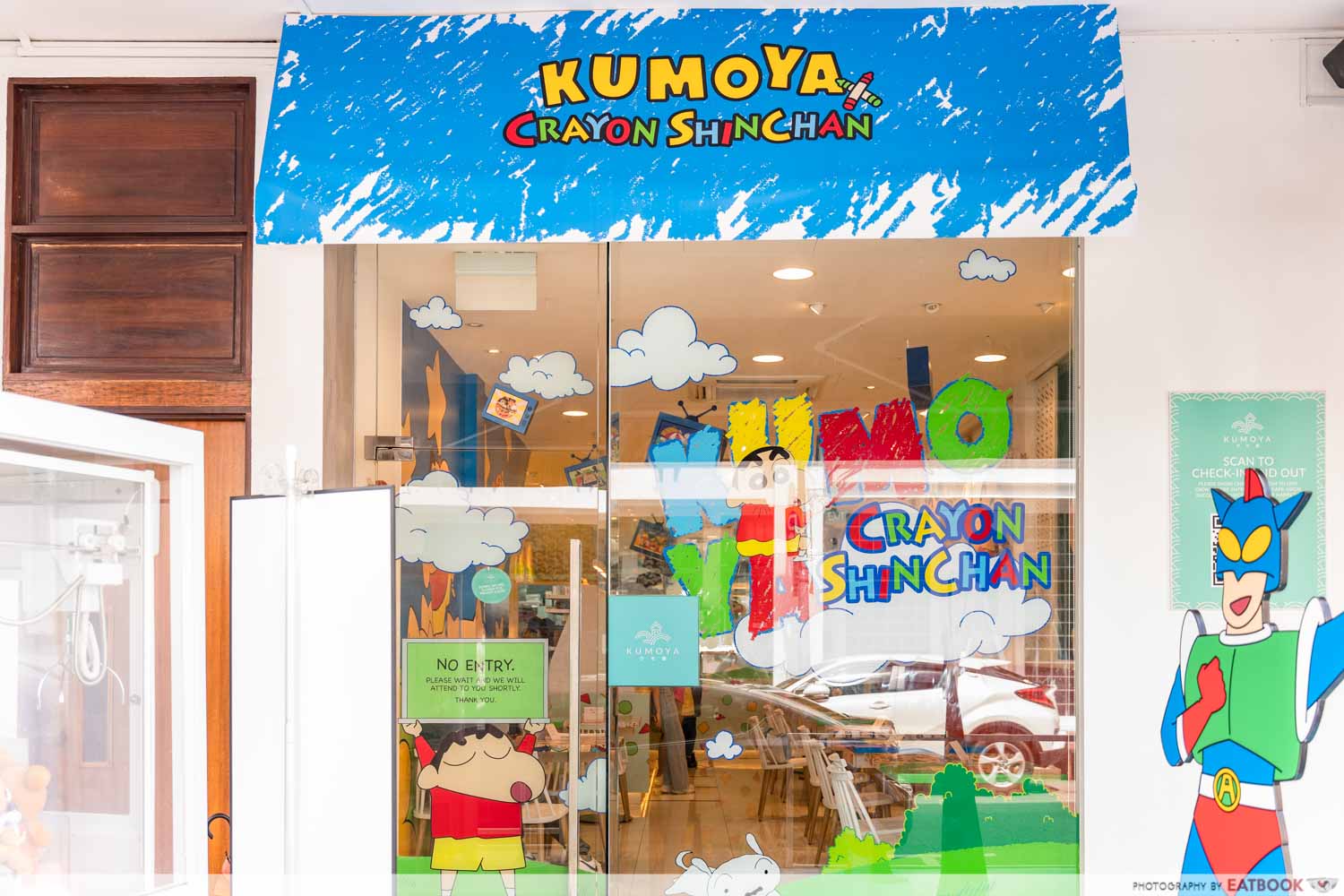 crayon shinchan cafe storefront