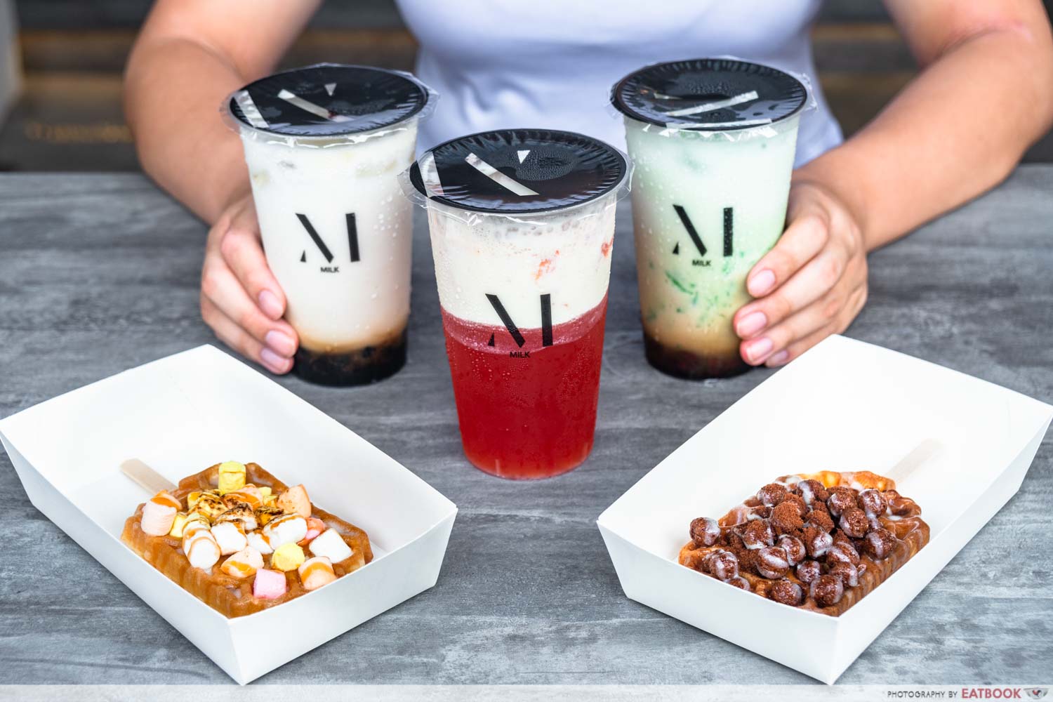 MILK Review: First Muslim-owned BBT Cafe With Flavours Such As Chendol And Strawberry Cream Cheese