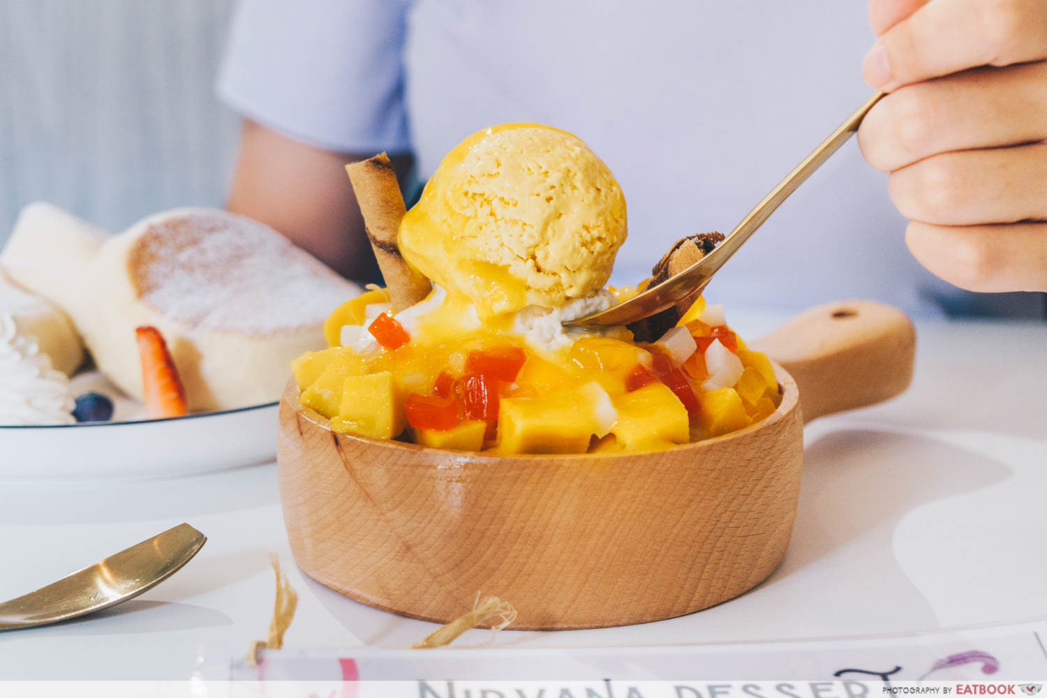 nirvana dessert cafe mango shaved ice