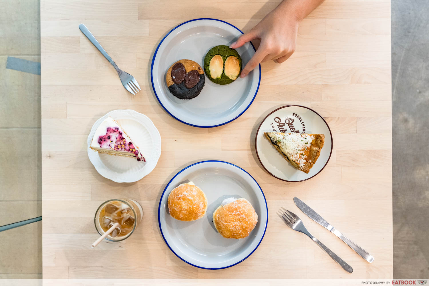 puffs and peaks flatlay