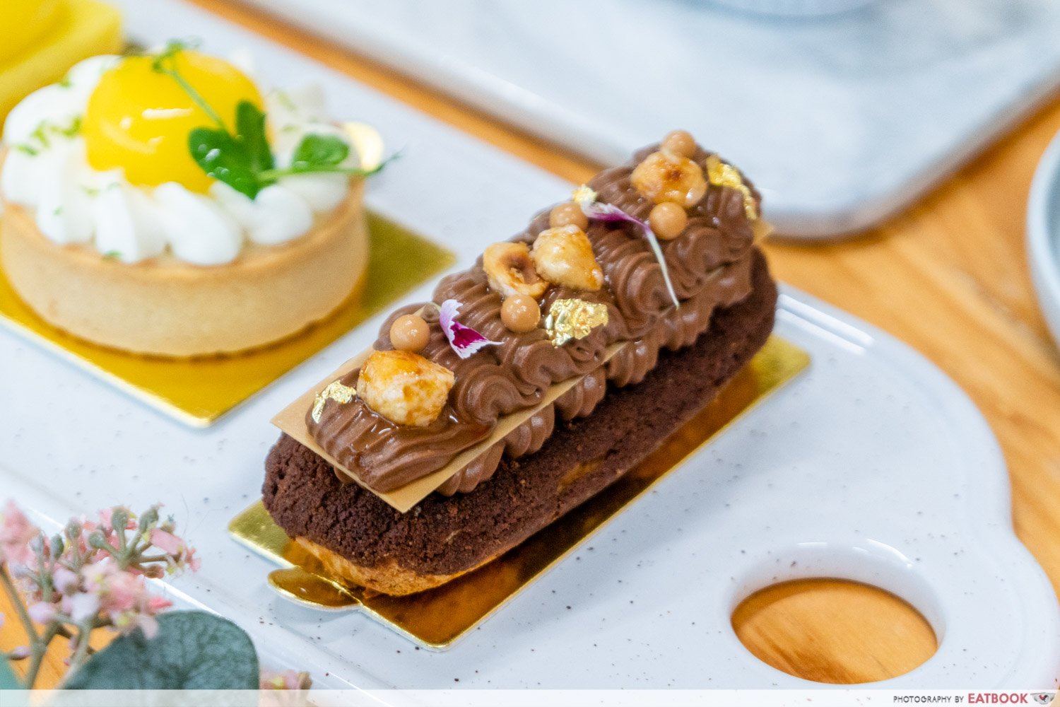 Tuxedo cafe and patisserie - hazelnut eclair