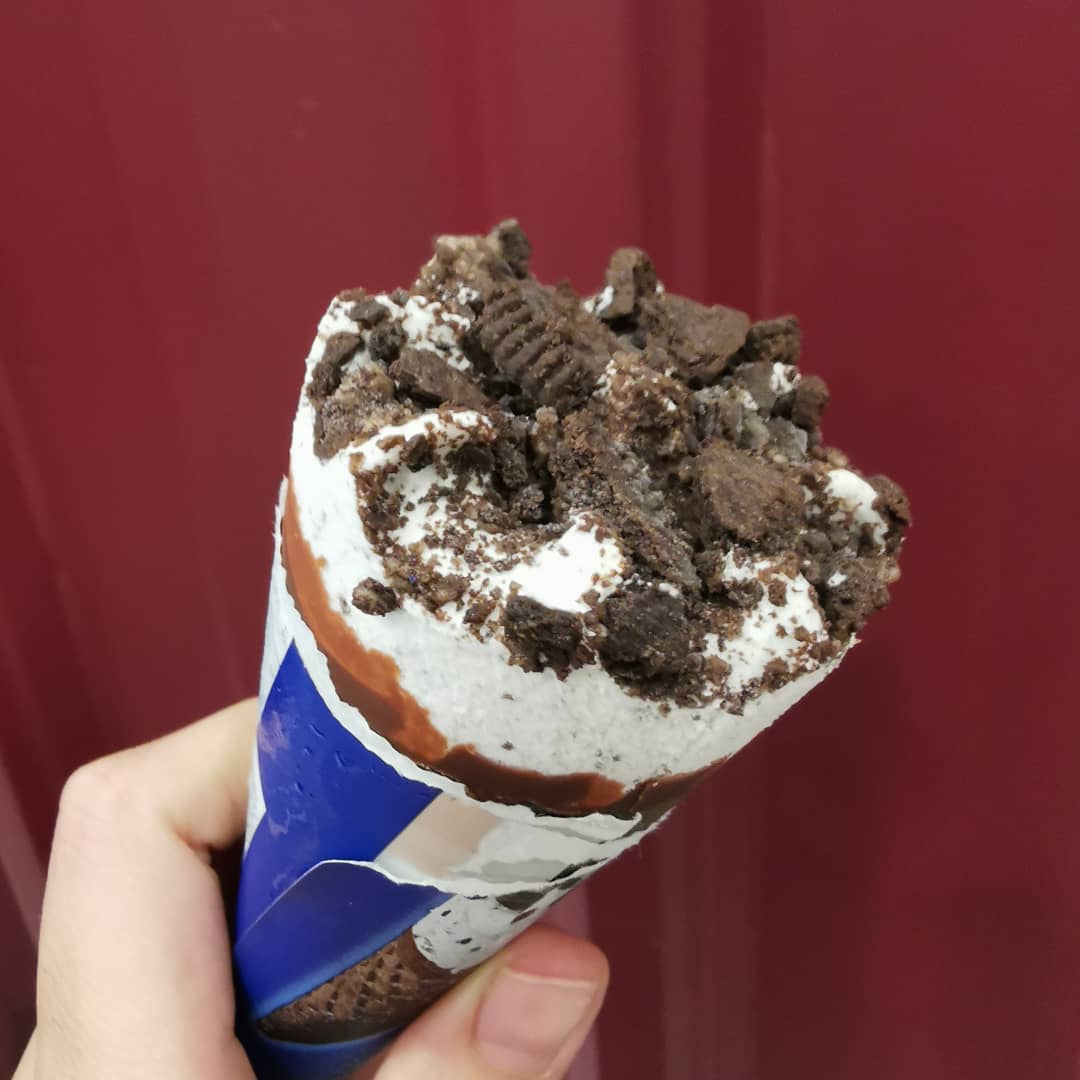 cone oreo ice cream sandwich