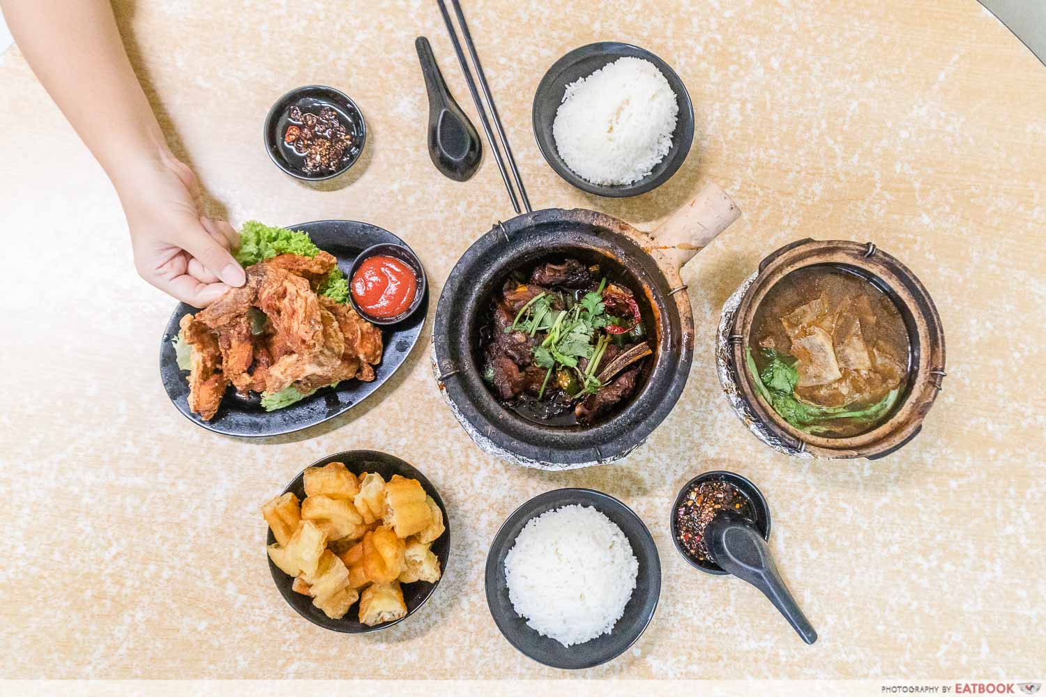 leong kee klang bak kut teh - flatlay