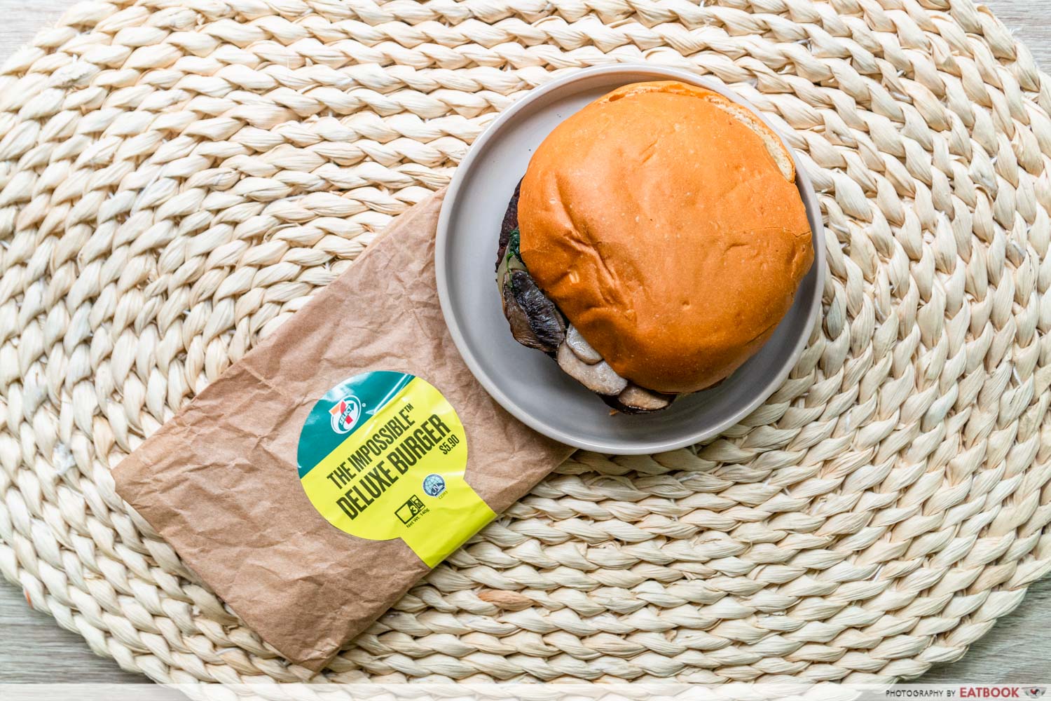 7 Eleven Impossible Burger - burger