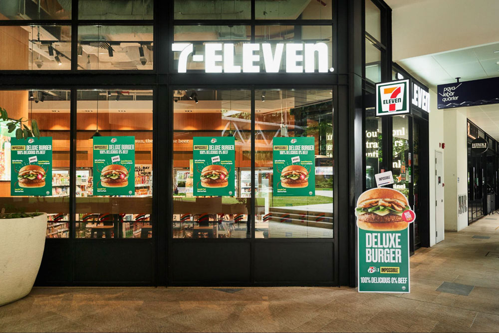 7 Eleven Impossible Burger - storefront