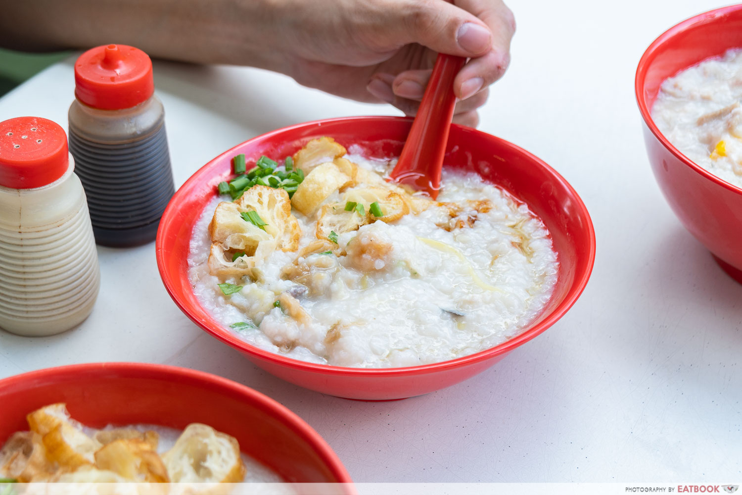 Johor Boon Kee Pork Porridge - chicken and fish porridge