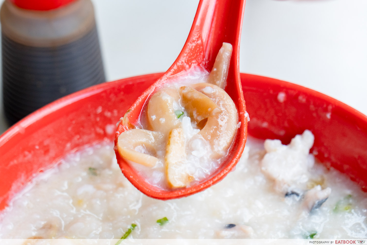 Johor Boon Kee Pork Porridge - cuttlefish