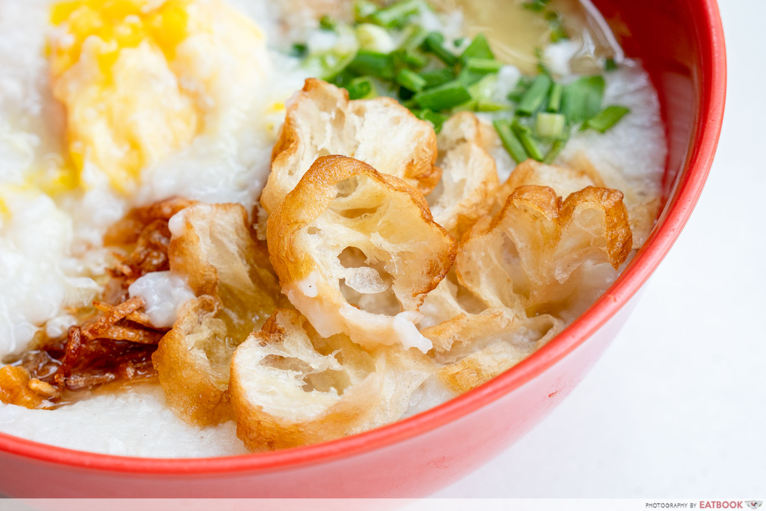Johor Boon Kee Pork Porridge - dough fritters
