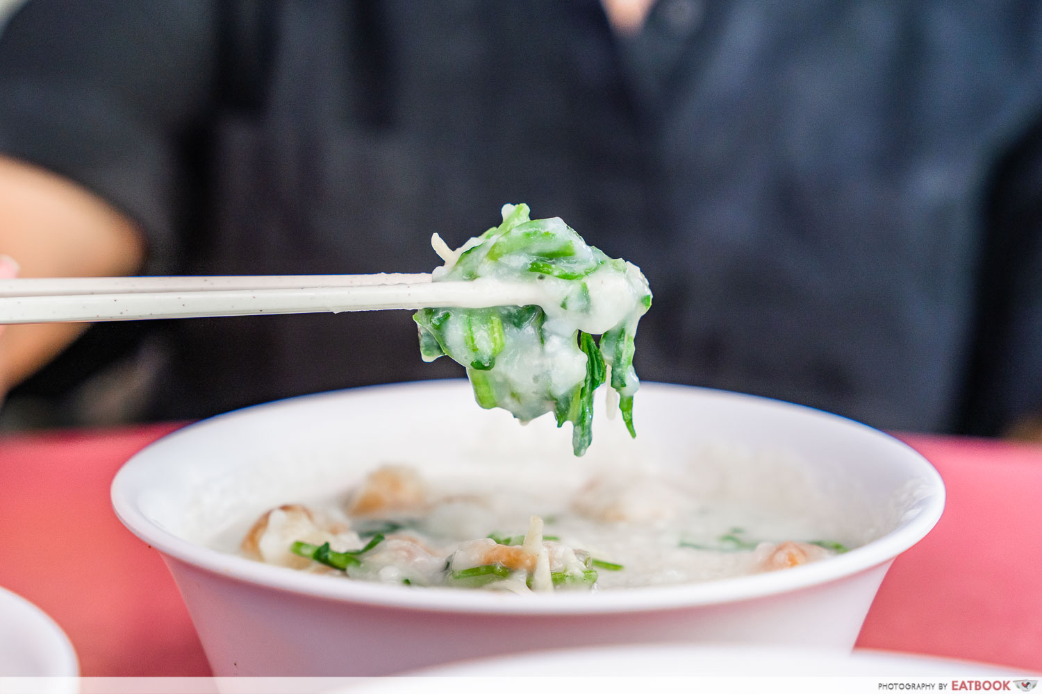 Mei Jie Porridge - watercress