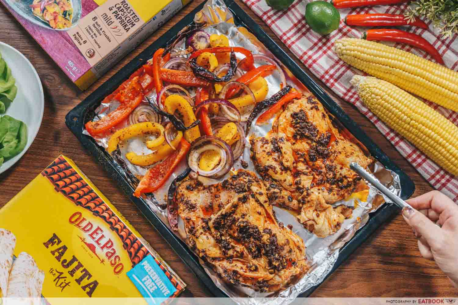 Old El Paso - mala chicken flatlay