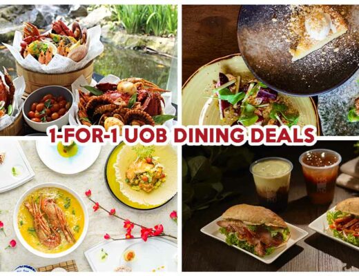 UOB 1 FOR 1 DINING DEALS