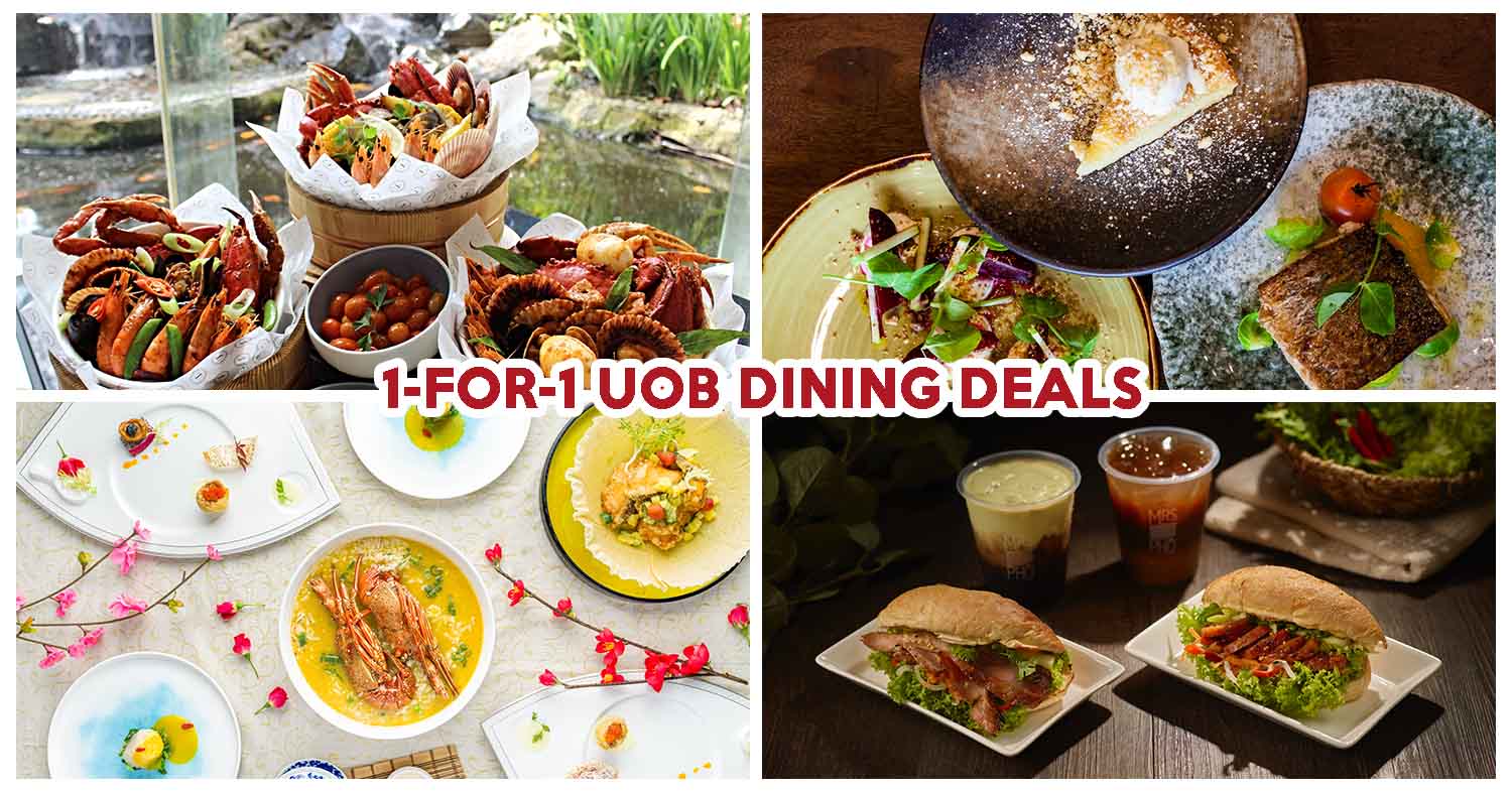 UOB 1 FOR 1 DINING DEALS