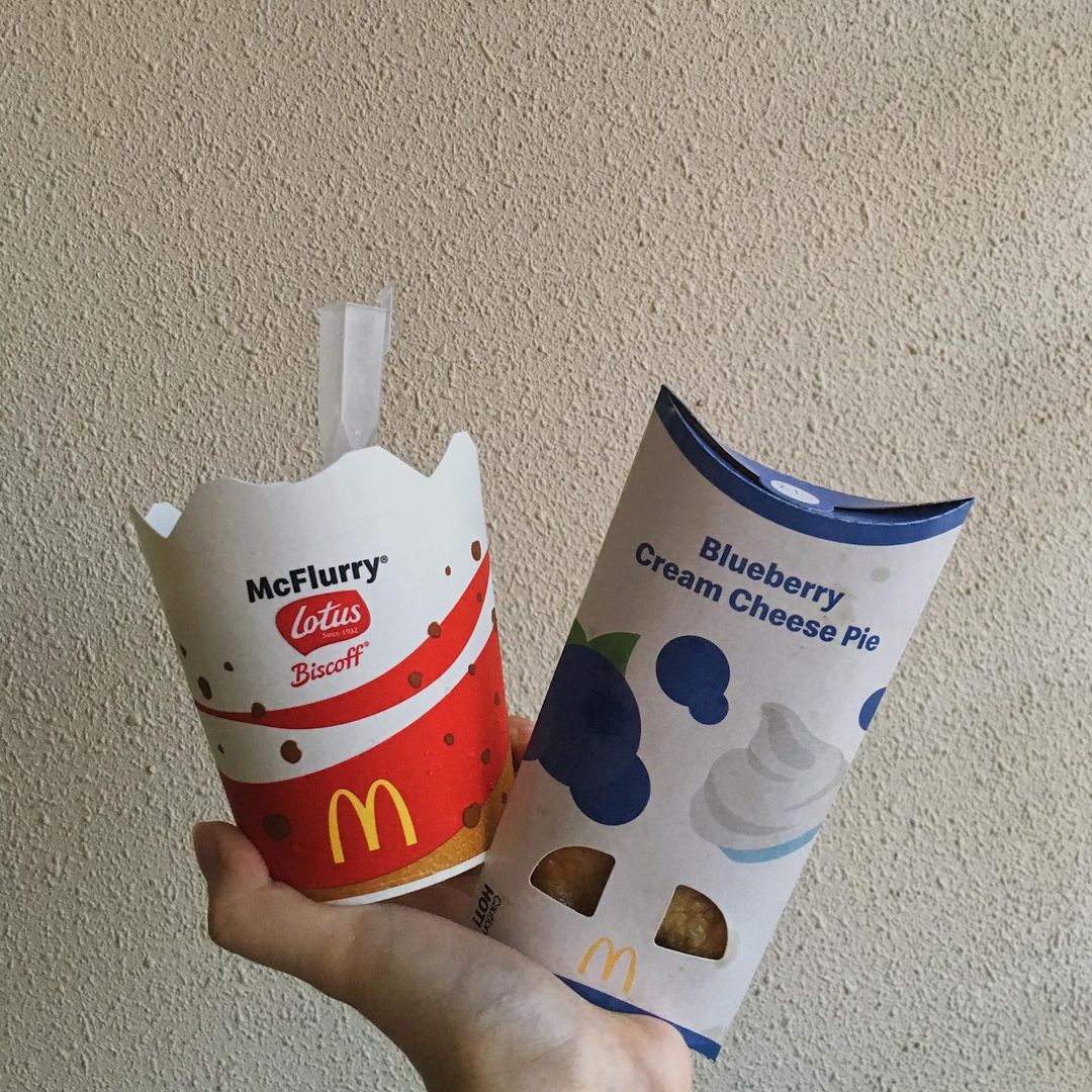 McDonald’s Has New Lotus Biscoff McFlurry And Blueberry Cream Cheese Pie