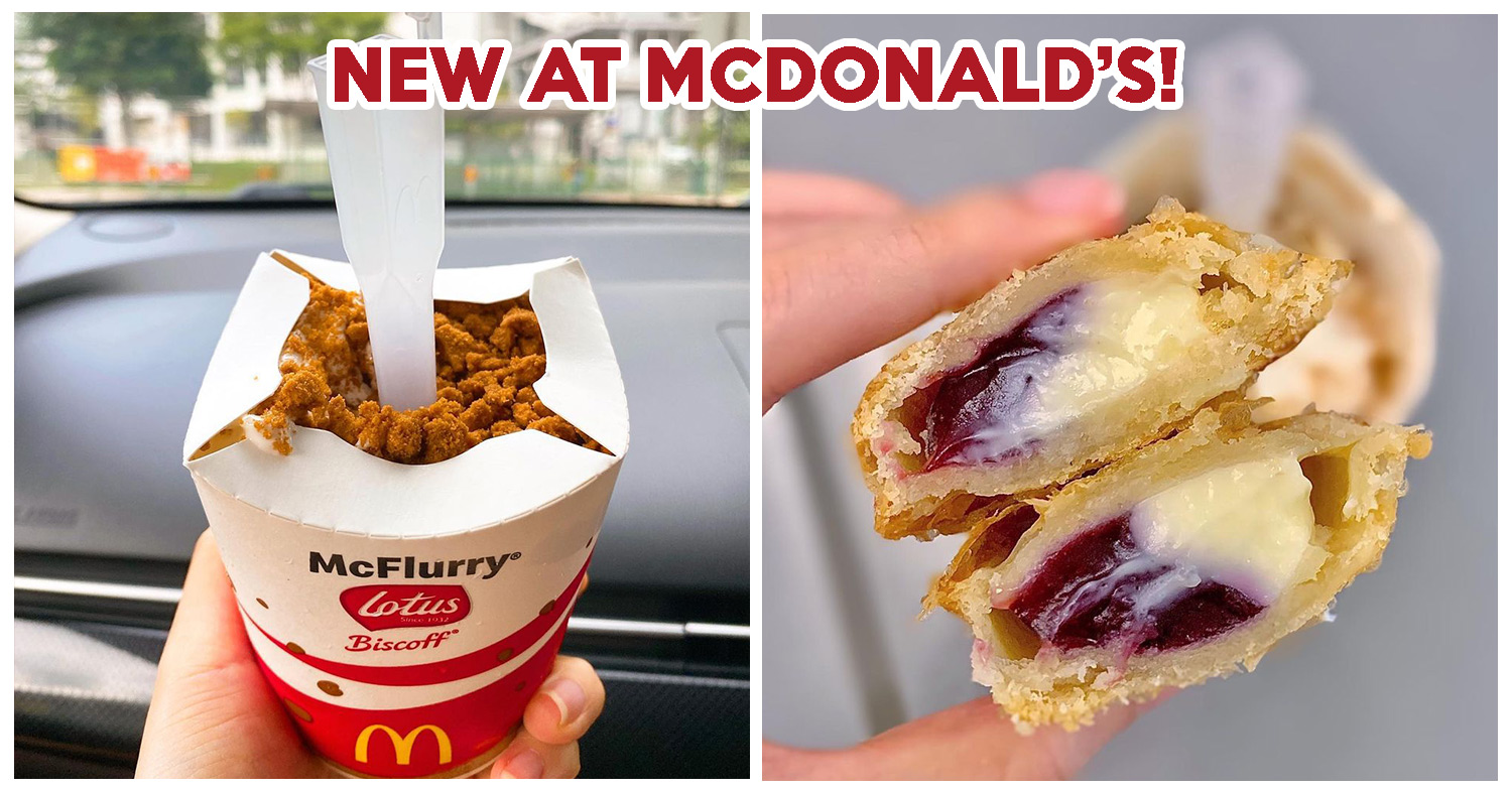 McDonald’s Has New Lotus Biscoff McFlurry And Blueberry Cream Cheese Pie