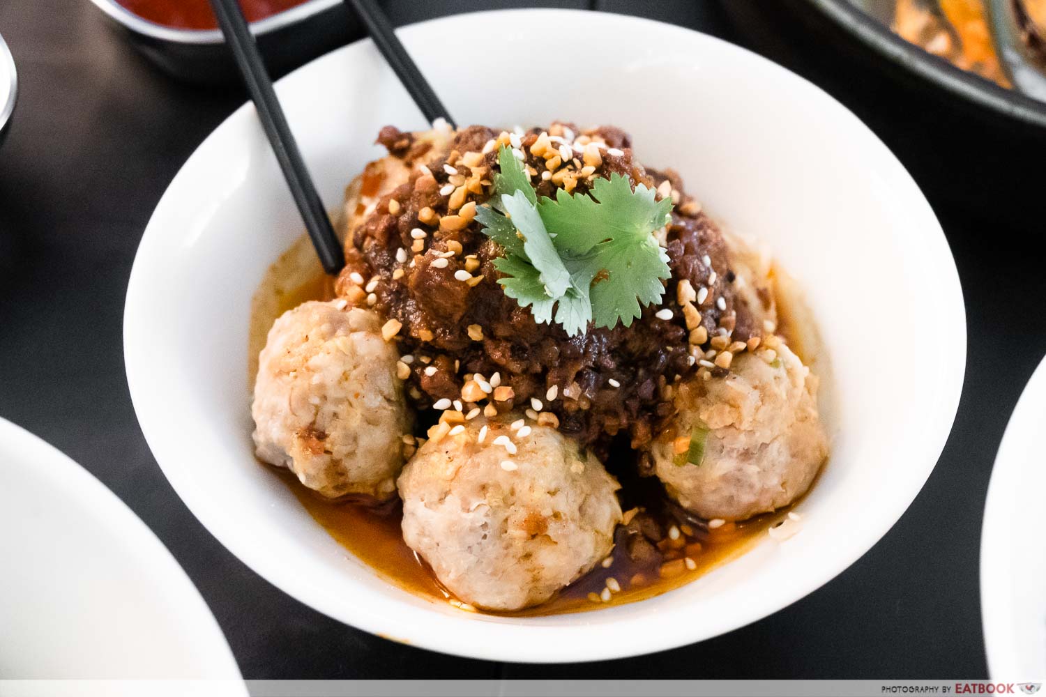 wanton seng's eating house - mala lion's head meatball