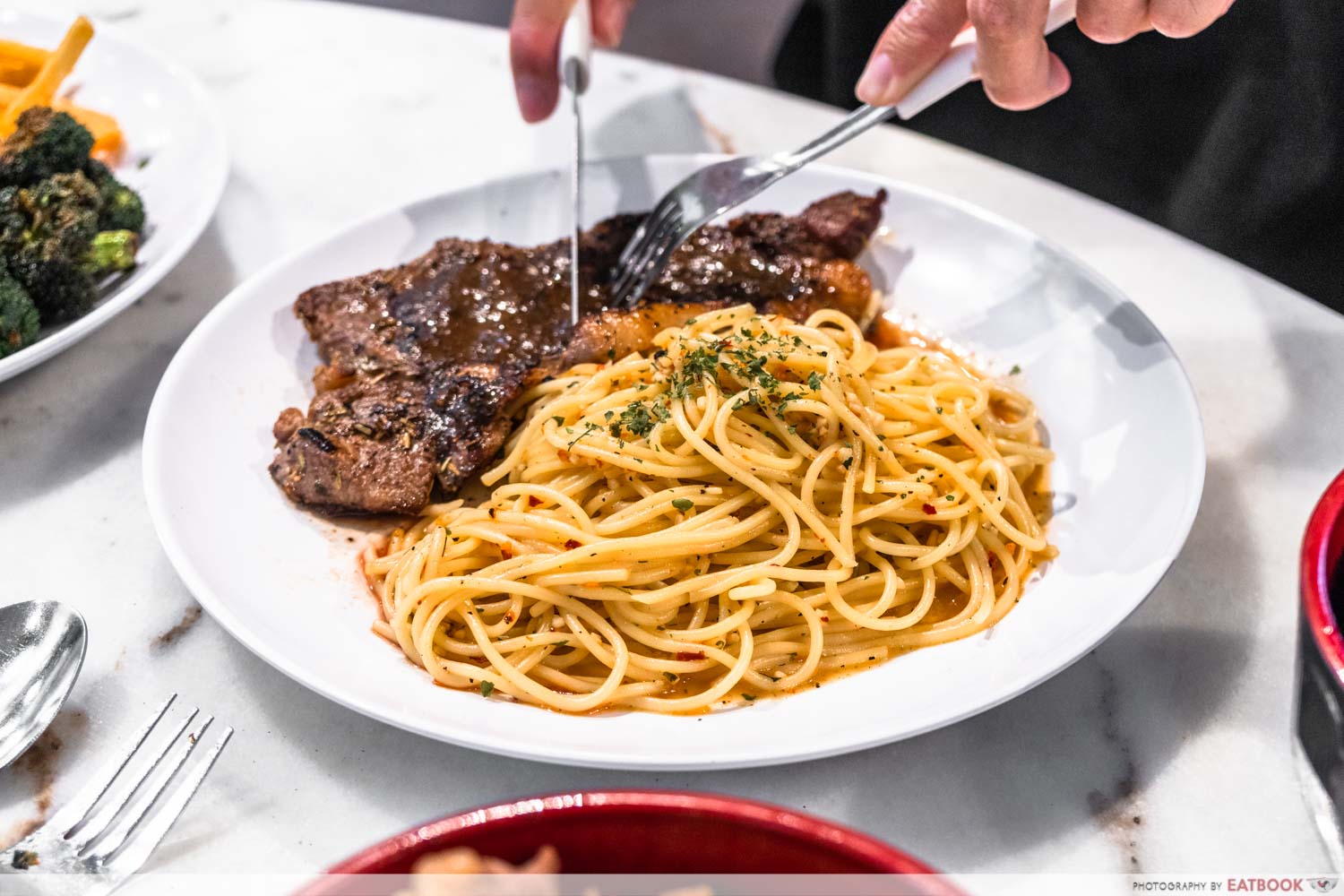 Chef Bui Bui - sirloin steak pasta