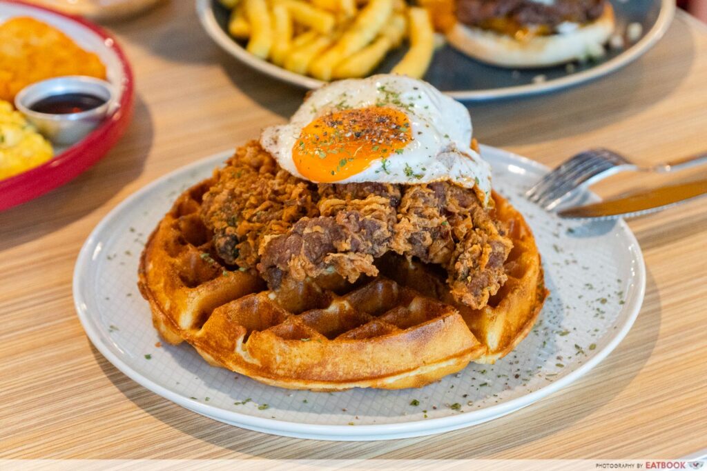 Joji's Diner - chicken and waffle