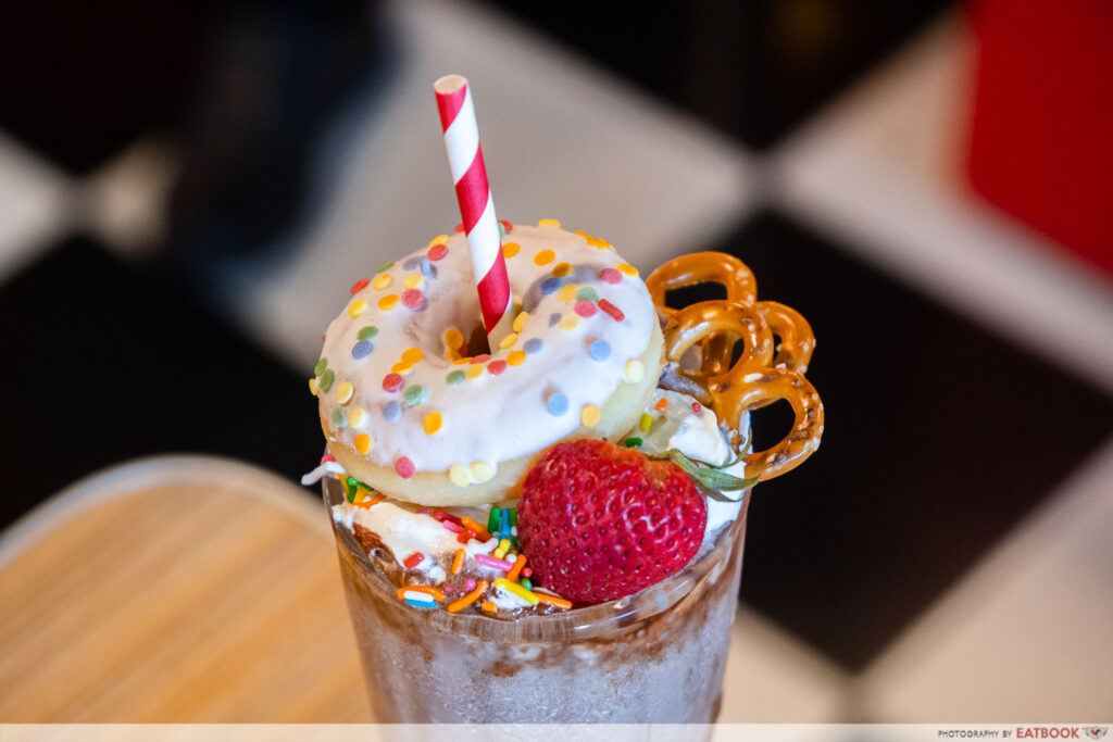 Joji's Diner - milkshake close up