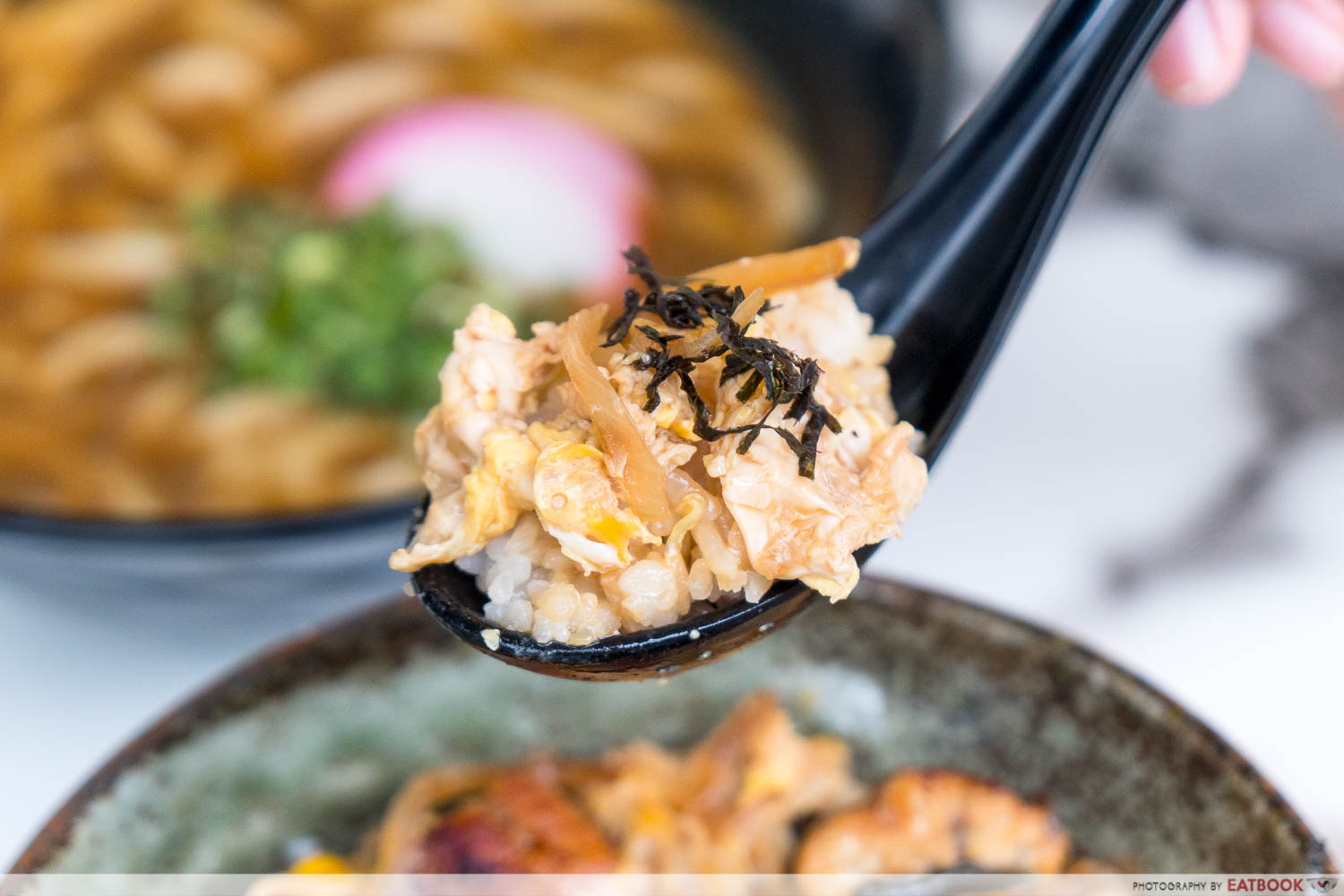 Maruhachi Donburi & Curry - una tama rice