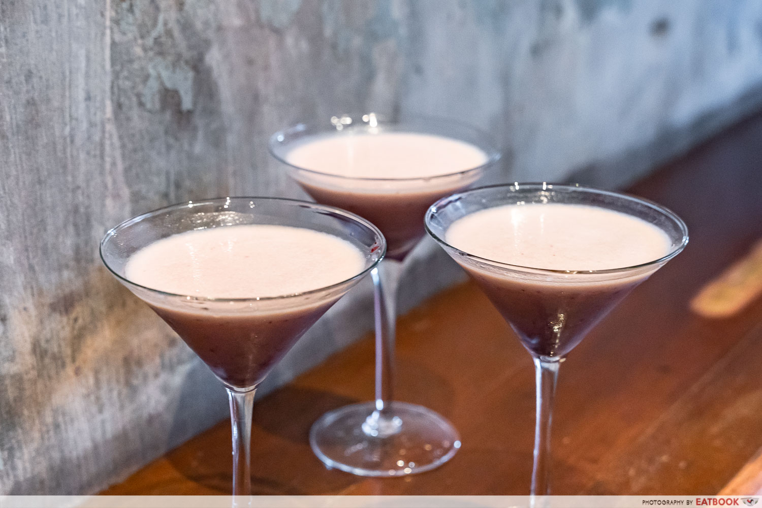 No 5 emerald hill - red bean martini