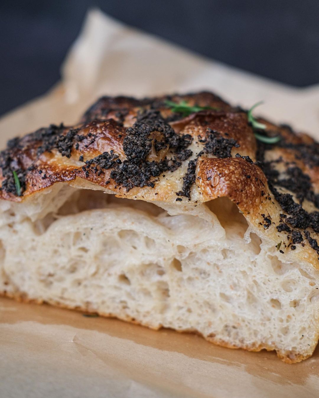 alouette truffle focaccia