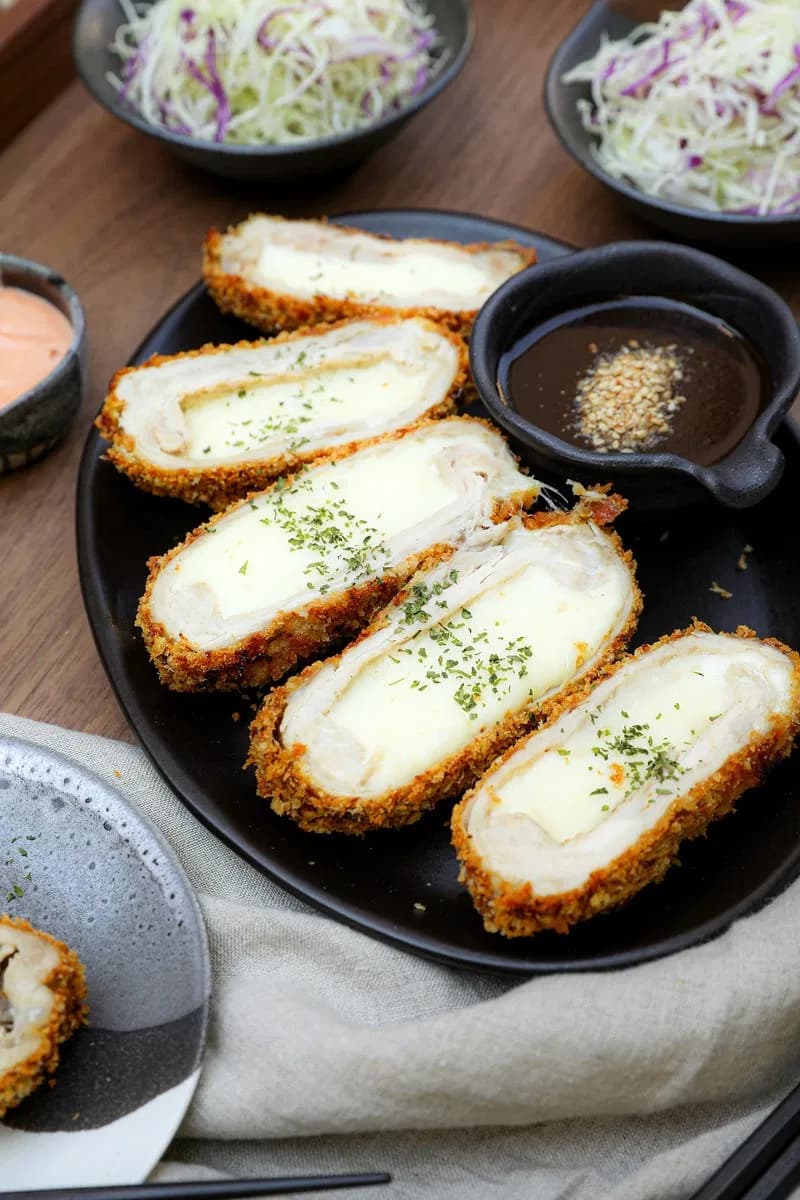 cheese chicken katsu air fryer