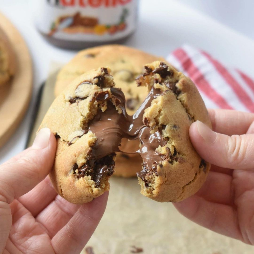 nutella stuffed cookies recipe