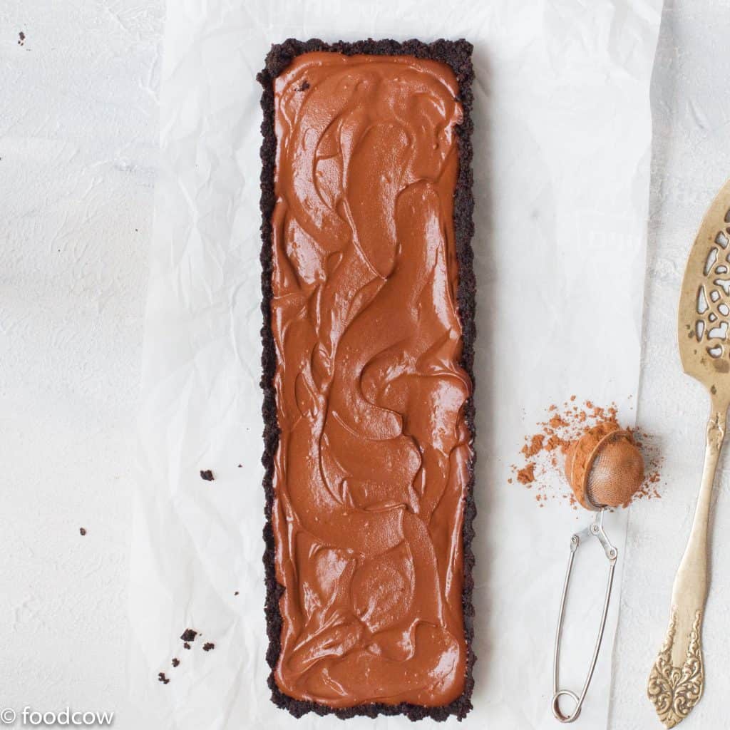 oreo bake chocolate tart