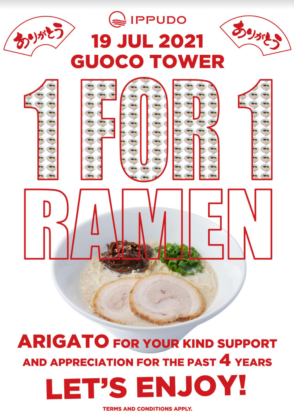 IPPUDO 1-for-1 Tanjong Pagar - Advertisement 