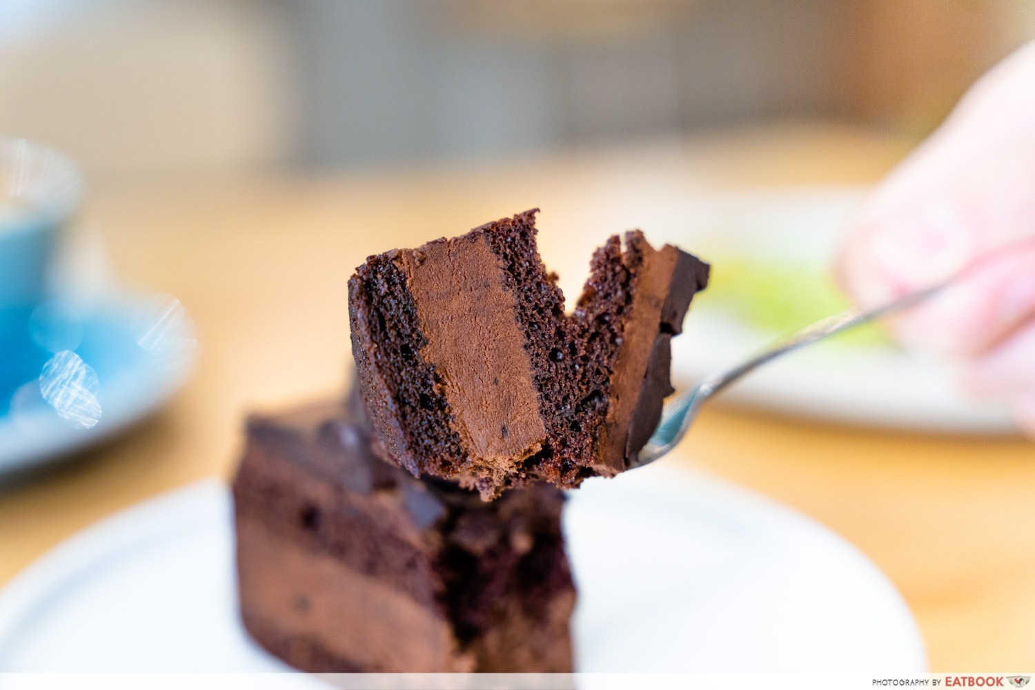 main street commissary chocolate cake fork