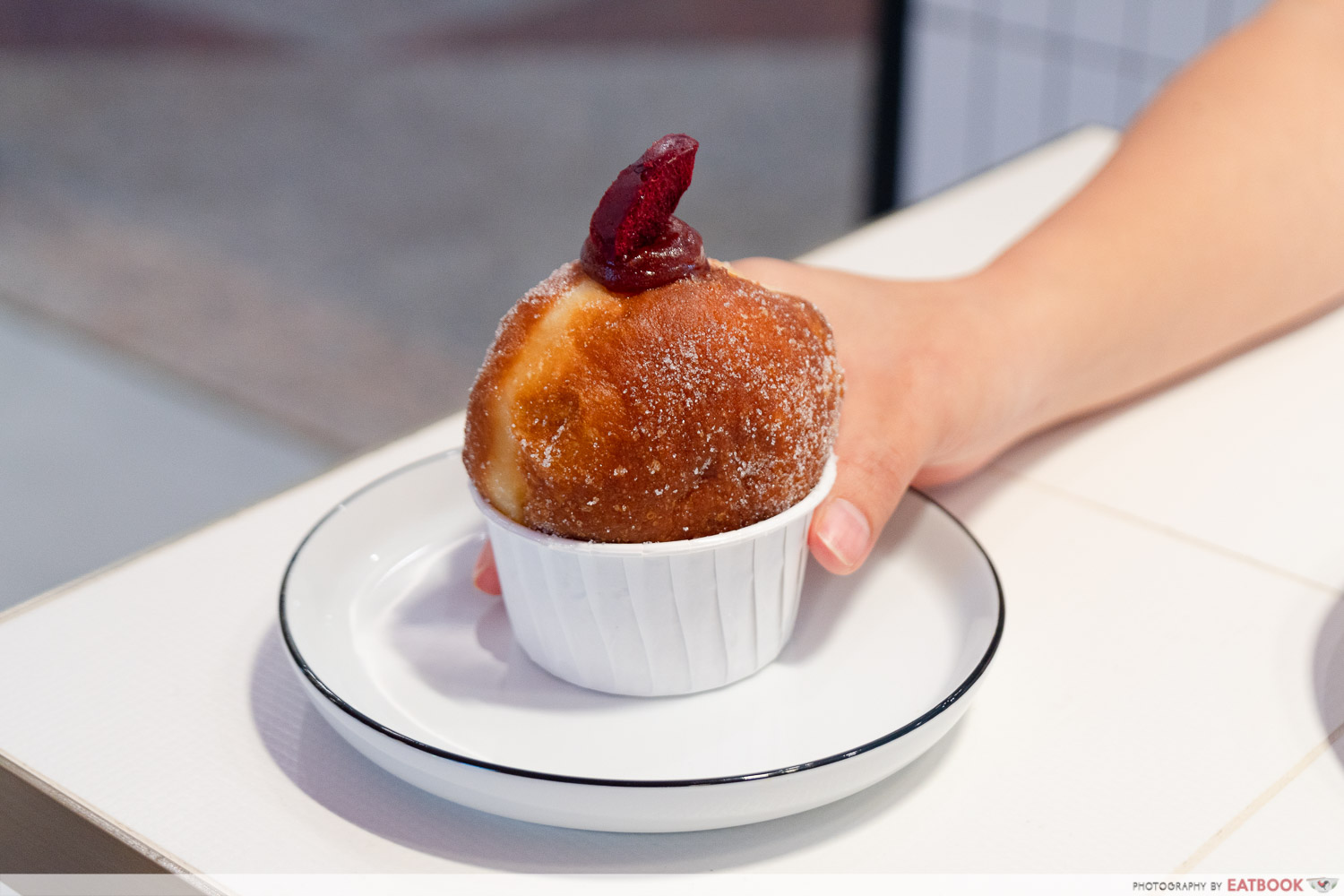 Mr Holmes Bakehouse - yuzu plum donut