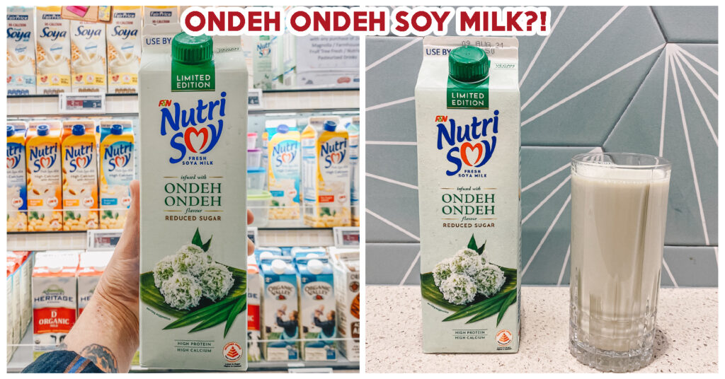 NUTRISOY ONDEH ONDEH SOY MILK drink