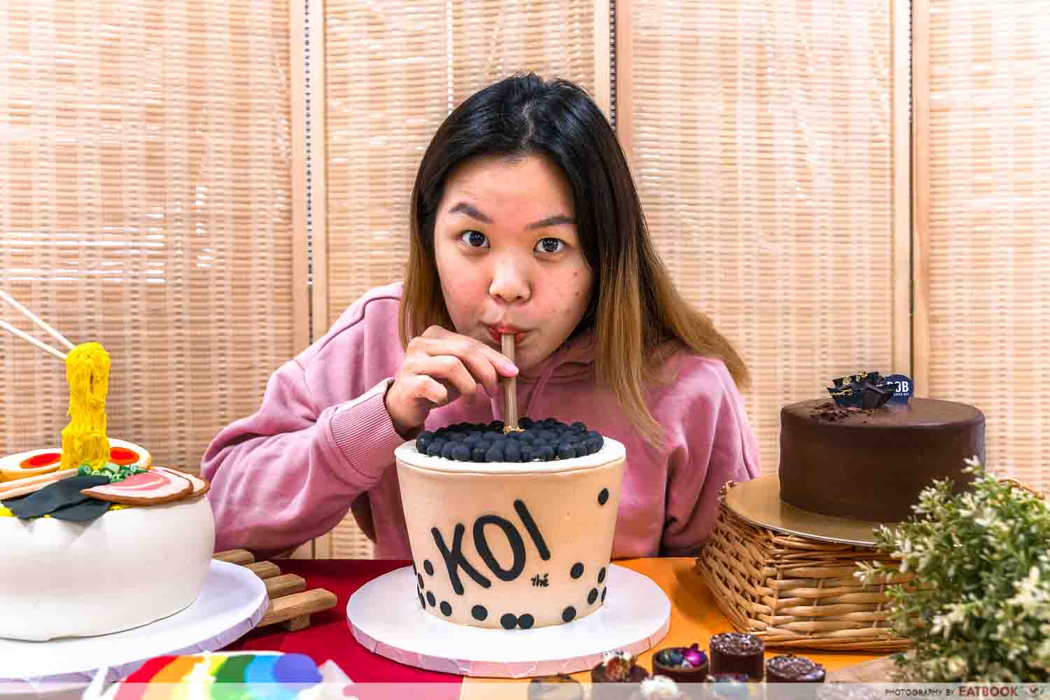 bob the baker boy - Drinkable Bubble Milk Tea Cake