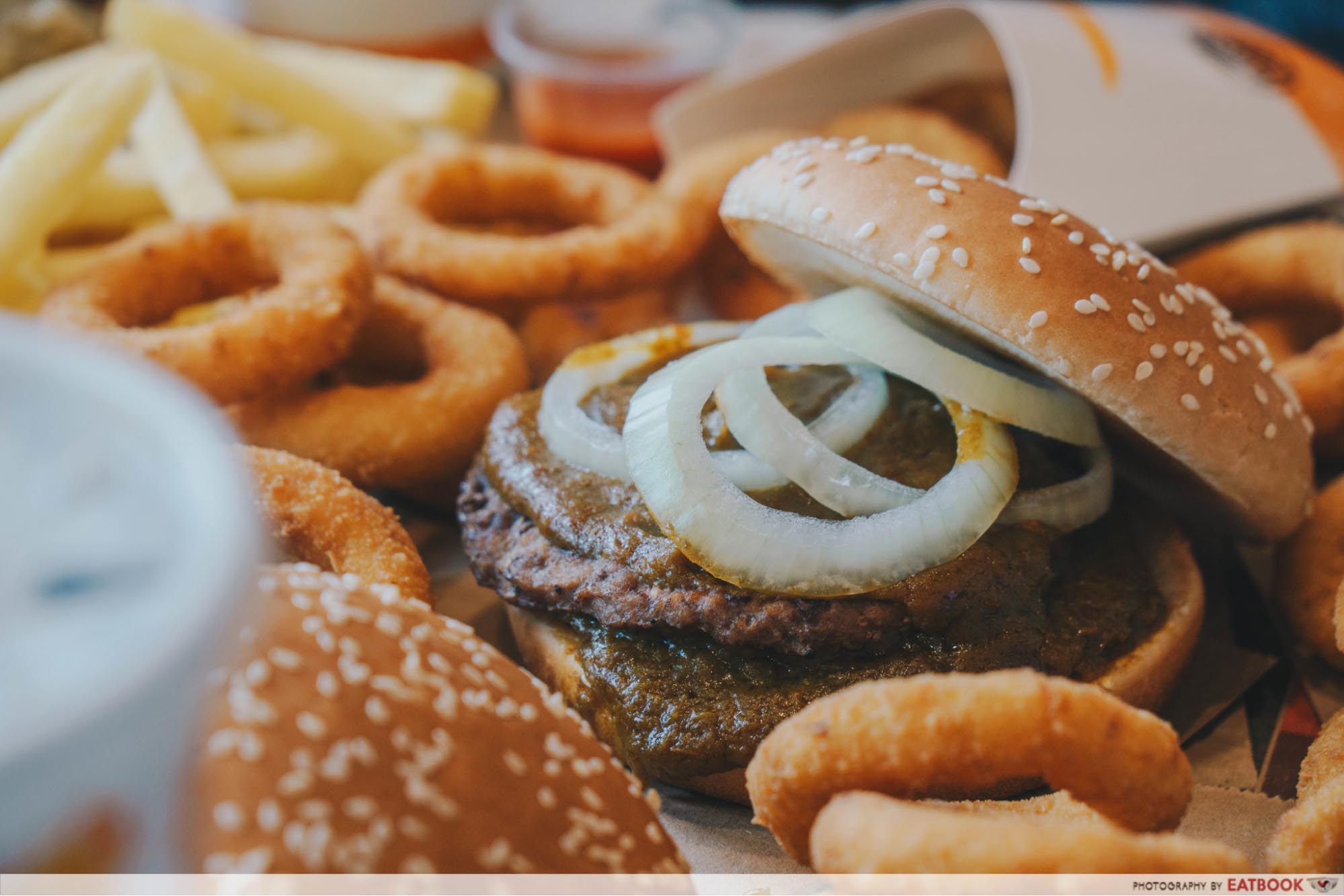 burger king rendang burger 2021 - beef