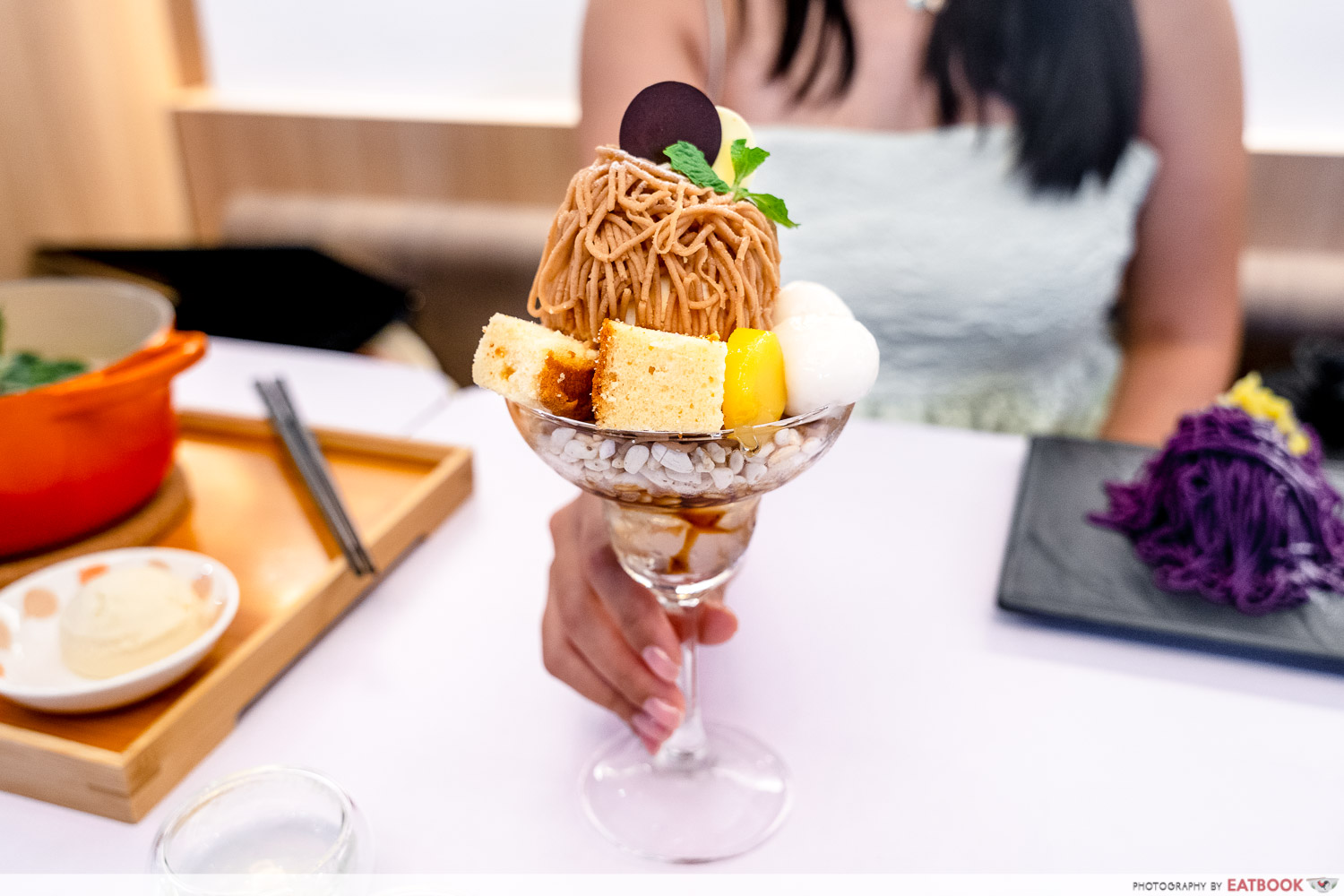 cafe kuriko - mont blanc parfait