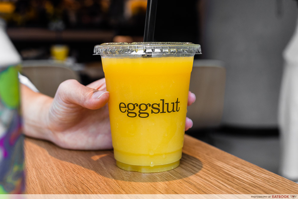 eggslut - orange juice
