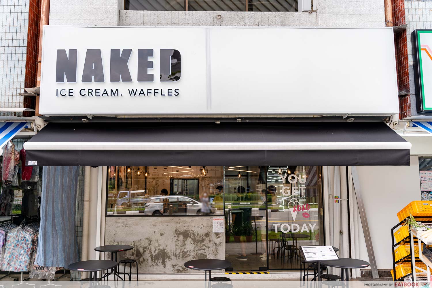 Naked Ice Cream Review New Cafe In Serangoon Has Waffles And Ice Cream Open Till Am